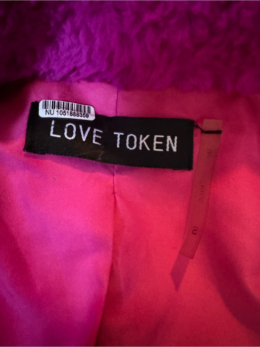 Love Token Hot Pink Faux-Fur Quilted Puffer Jacket - Picture 3 of 11